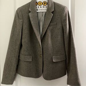 J. CREW Mercantile | Wool Blend Women’s Gray Schoolboy Blazer Suit | size 6